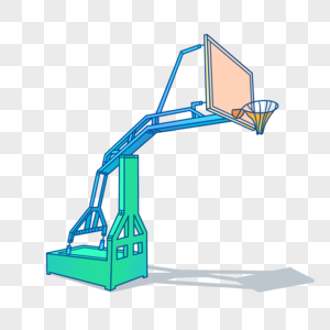 卡通篮球架 趣味与运动的完美融合